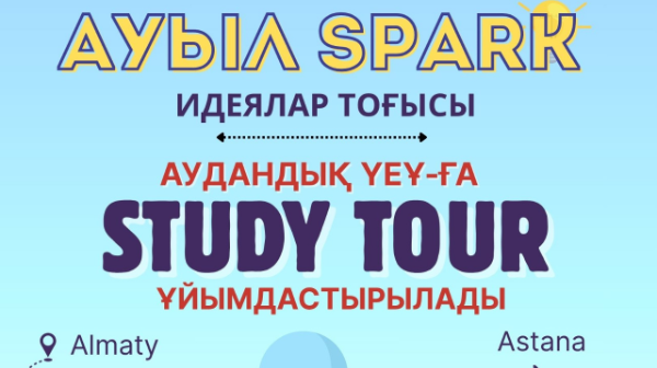 «АУЫЛ SPARK - ИДЕЯЛАР ТОҒЫСЫ» ОБЛЫСТЫҚ КОНКУРСЫНА ӨТІНІМ ҚАБЫЛДАУ БАСТАЛДЫ